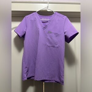 FIGS Scrub Top Lavender Size S